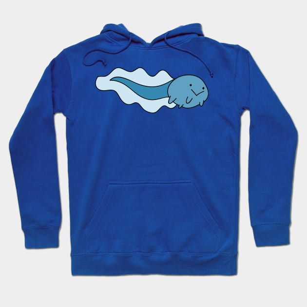 Blue Tadpole Hoodie by saradaboru